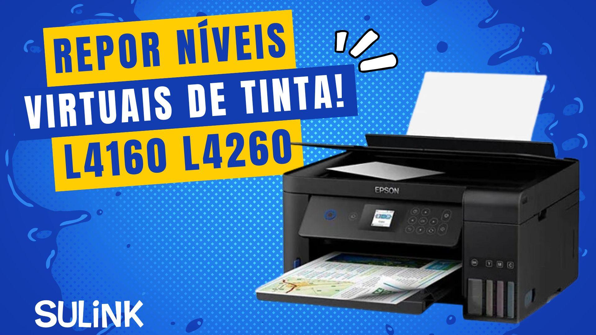 Tutorial - Como Repor o Nível Virtual de Tinta na Epson L4160 L4260