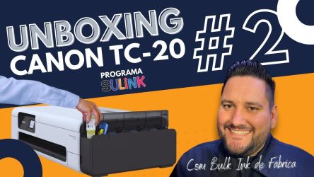 Programa Sulink #2 - Unboxing Plotter Canon TC-20 na Sulink
