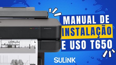 Manual de Instalação e Uso da Plotter HP T650 com Bulk Ink em SulinkPlus